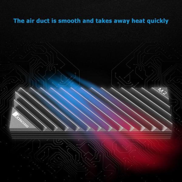 Planet Gates M.2 SSD NVMe Heat Sink Heatsink M.2 2280 SSD Hard Disk Aluminum Heat Sink Radiator Thermal Pad for Desktop PC Thermal Gasket