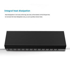 Planet Gates M.2 SSD NVMe Heat Sink Heatsink M.2 2280 SSD Hard Disk Aluminum Heat Sink Radiator Thermal Pad for Desktop PC Thermal Gasket