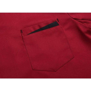 Planet Gates M-3XL High Quality Wholesale Unisex Kitchen Cooker Chef Uniforms Bakery Food Service Short Sleeve Breathable Chef Jacket & Apron