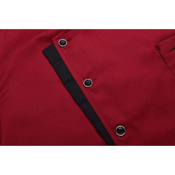 Planet Gates M-3XL High Quality Wholesale Unisex Kitchen Cooker Chef Uniforms Bakery Food Service Short Sleeve Breathable Chef Jacket & Apron