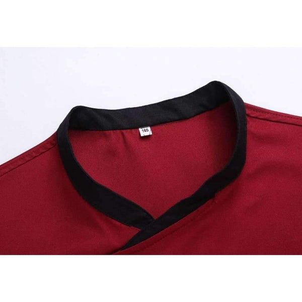 Planet Gates M-3XL High Quality Wholesale Unisex Kitchen Cooker Chef Uniforms Bakery Food Service Short Sleeve Breathable Chef Jacket & Apron