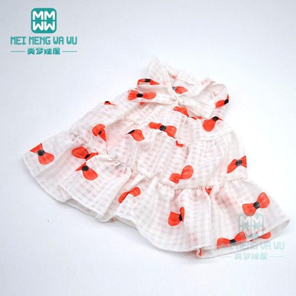 Planet Gates M--551 / 43-45cm Doll Clothes for doll Bow dress fit 18inch 43-45cm Baby Toy new born doll and American doll accessories