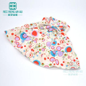 Planet Gates M--552 / 43-45cm Doll Clothes for doll Bow dress fit 18inch 43-45cm Baby Toy new born doll and American doll accessories