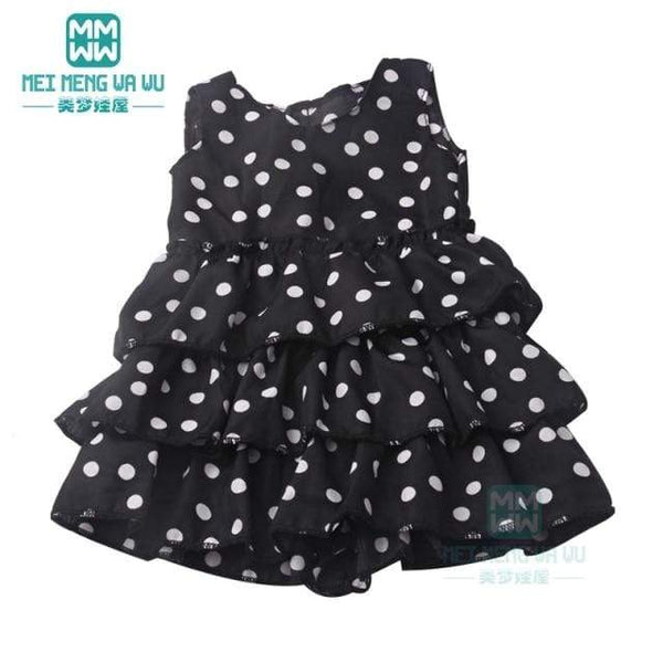 Planet Gates M--560-A / 43-45cm Doll Clothes for doll Bow dress fit 18inch 43-45cm Baby Toy new born doll and American doll accessories