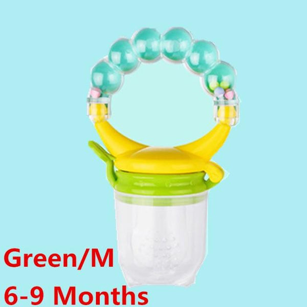 Planet Gates M 6 pacifier clips Infant Baby Teether Vegetable Fruit Teething Toy Ring Chewable Soother Sucking Thumb Teething Nursing Baby