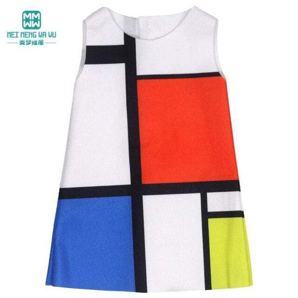 Planet Gates M--610--H / 43-45cm Doll Clothes for doll Bow dress fit 18inch 43-45cm Baby Toy new born doll and American doll accessories