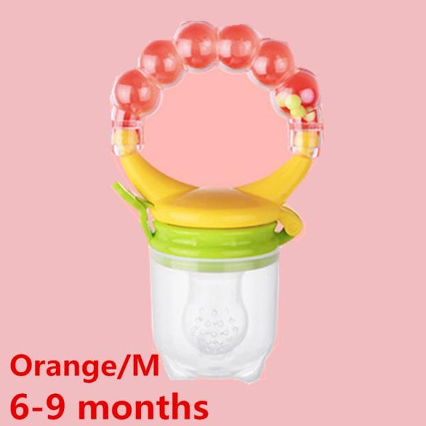 Planet Gates M 9 pacifier clips Infant Baby Teether Vegetable Fruit Teething Toy Ring Chewable Soother Sucking Thumb Teething Nursing Baby