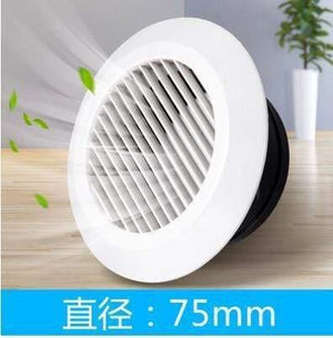 Adjustable round plastic air ventilation cover Fan Outlet Vent Extractor ceiling hole for kitchen bath air outlet fresh system