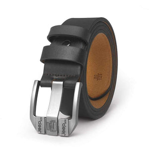 Men's Belt Leather Belt Men Pin Buckle Cow Genuine Leather Belts For Men 130cm High Quality Mens Belt Cinturones Hombre