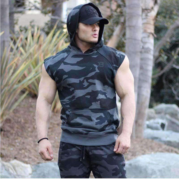 Planet Gates M / black Fitness Bodybuilding  Sweatshirts Sports GYM Gyms Hoody Short Sleeve  Sweatshirt Training Tops   Jackets Clothes