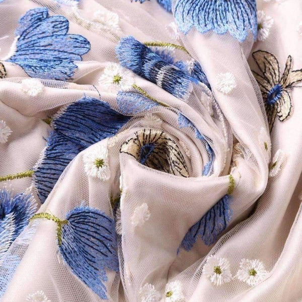 Planet Gates M Dress Summer 2018 High Quality Women Lux Embroidery Flare Sleeve Elegant Party Tulle Lace Dress Events Festa