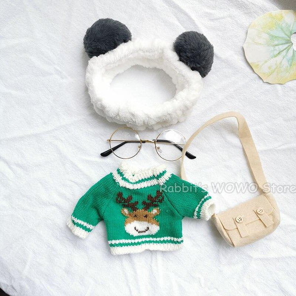 30cm LaLafanfan Cafe Duck Plush Toy Doll Clothes  Cartoon Yellow Duck Stuffed Dolls Doll Accessories Kids Toys Gift For Children