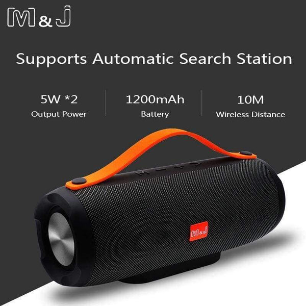 Planet Gates M&J E13 Bluetooth speaker wireless portable stereo sound big power 10W system MP3 music audio AUX with MIC for android iphone