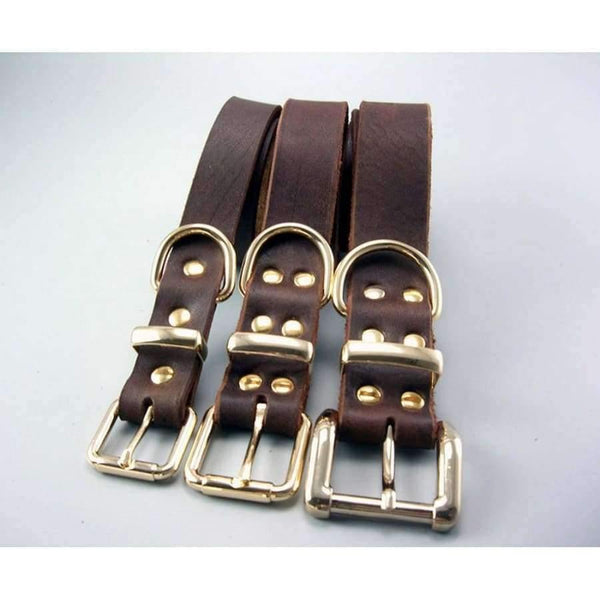 Planet Gates M Leather Pet Dog Collar For Big Dog High Quality Pet Products Dog Pet Collar Genuine Leather Collar 11654