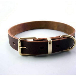 Planet Gates M Leather Pet Dog Collar For Big Dog High Quality Pet Products Dog Pet Collar Genuine Leather Collar 11654