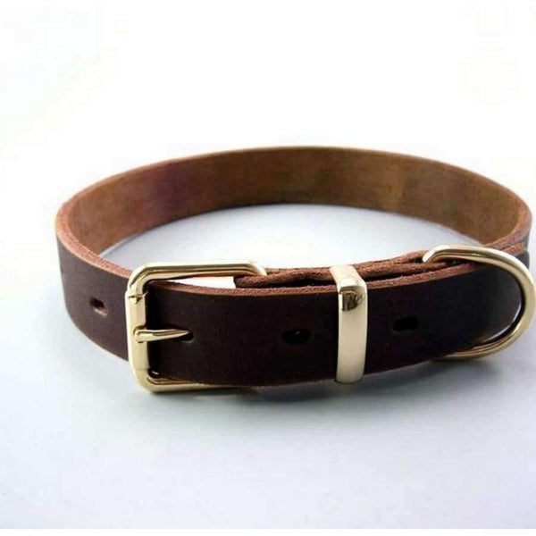 Planet Gates M Leather Pet Dog Collar For Big Dog High Quality Pet Products Dog Pet Collar Genuine Leather Collar 11654