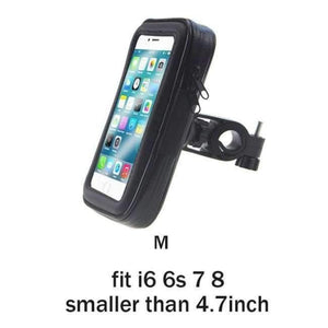 Planet Gates M Motorcycle Bicycle Phone Holder Mobile Phone Stand Support for iPhone X 8 7 6s Plus GPS Bike Holder with Waterproof Case Bag