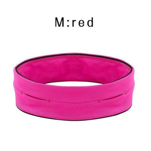 Planet Gates M Red Running Bag Men Women Waist Phone Holder Belt Elastic Pack Belt Hiding Anti-thief Sport Accessories Fitness Gear