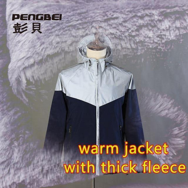 Planet Gates m / S Winter plus size 4xl waterproof 3m reflective jacket men clothes baseball coats windbreaker