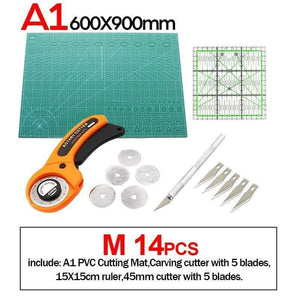 Planet Gates M Set A1 A2 A3 A4 A5 PVC Cutting Mats Leather Engraving Cutting Board Self-repairing Mat DIY Leather Craft Cutting Pad Sewing Supplies