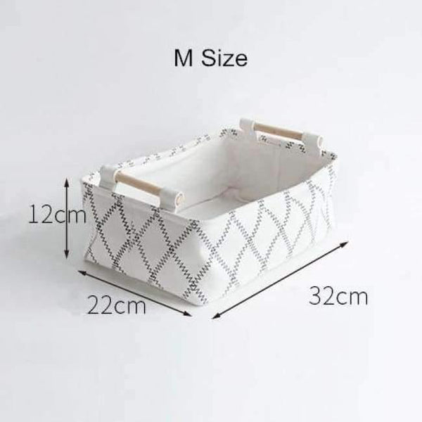 Planet Gates M Size Canvas Fabric Desk Storage Box Books Holder Jewelry Box Case Sundries Basket Toys Cosmetic Organizer Home Organization