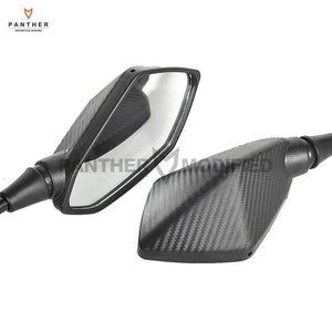 Planet Gates M10 Motorcycle Rear View Mirror Case for Kawasaki ER 6N 6F ER-5 Z800 Z900 Z1000 Z750 W800 ZRX400 ZRX1100 10mm Mirrors