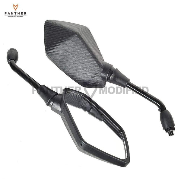 Planet Gates M10 Motorcycle Rear View Mirror Case for Kawasaki ER 6N 6F ER-5 Z800 Z900 Z1000 Z750 W800 ZRX400 ZRX1100 10mm Mirrors