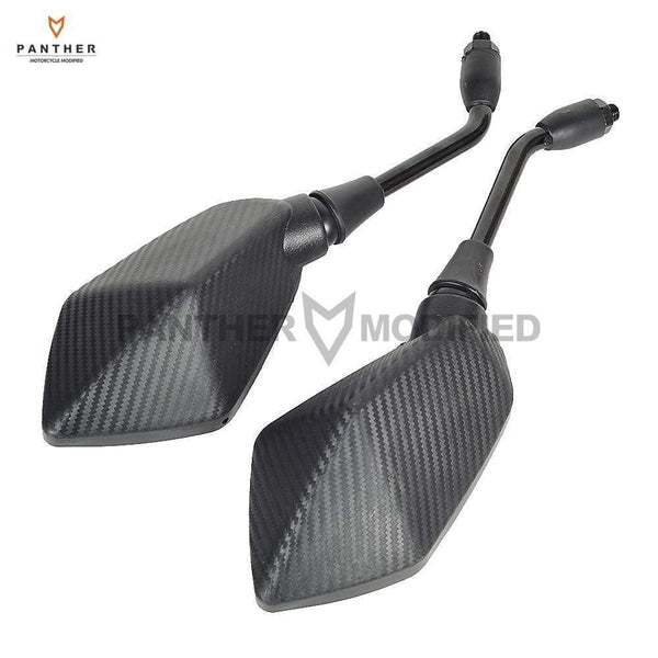 Planet Gates M10 Motorcycle Rear View Mirror Case for Kawasaki ER 6N 6F ER-5 Z800 Z900 Z1000 Z750 W800 ZRX400 ZRX1100 10mm Mirrors