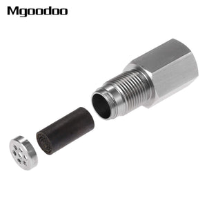 Planet Gates M18x1.5 CEL Eliminator Check Engine Light Adapter Real Mini Catalytic Converter O2 Oxygen Sensor Stainless Steel Car Accessories