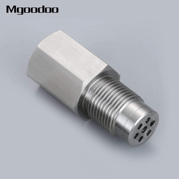 Planet Gates M18x1.5 CEL Eliminator Check Engine Light Adapter Real Mini Catalytic Converter O2 Oxygen Sensor Stainless Steel Car Accessories