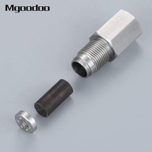 Planet Gates M18x1.5 CEL Eliminator Check Engine Light Adapter Real Mini Catalytic Converter O2 Oxygen Sensor Stainless Steel Car Accessories
