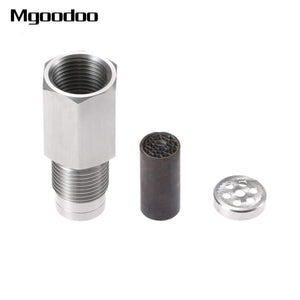 Planet Gates M18x1.5 CEL Eliminator Check Engine Light Adapter Real Mini Catalytic Converter O2 Oxygen Sensor Stainless Steel Car Accessories
