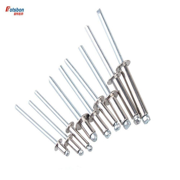 M3.2 Blind Rivets Nail Stainless Steel Mushroon Head Break Mandrel Open Pop Rivet For Furniture Car Aircraft Vis DIN7337