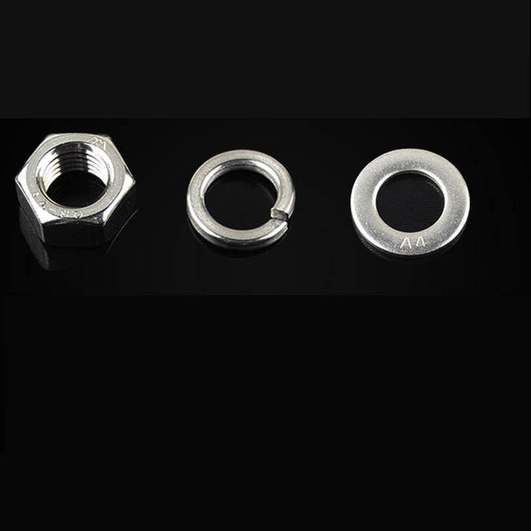 M5 304 Stainless Steel Hex Socket Screw M5x6 25 30 35 40 45 70 75 80 85 90 100mm Hexagon Socket Head Cap Bolt M5 Nut and Washer