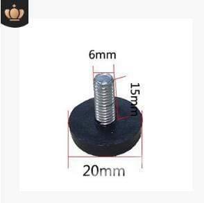 8pcs Bolt Chair Feet Floor Protector Sofa Cabinet Table Adjustable leveling Leg Glide Base Screw-in Furniture Accessory M10 M8