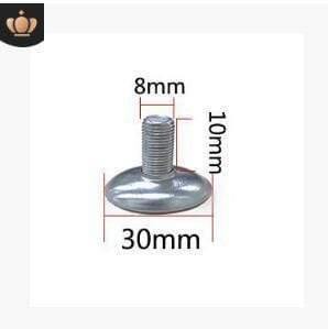 8pcs Bolt Chair Feet Floor Protector Sofa Cabinet Table Adjustable leveling Leg Glide Base Screw-in Furniture Accessory M10 M8
