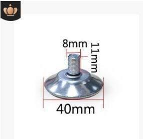 8pcs Bolt Chair Feet Floor Protector Sofa Cabinet Table Adjustable leveling Leg Glide Base Screw-in Furniture Accessory M10 M8