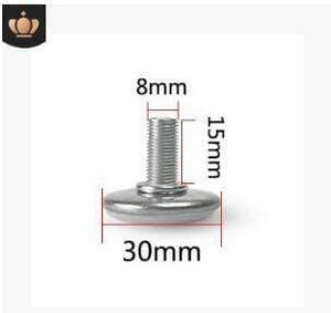 8pcs Bolt Chair Feet Floor Protector Sofa Cabinet Table Adjustable leveling Leg Glide Base Screw-in Furniture Accessory M10 M8