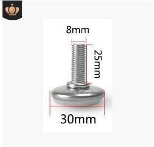 8pcs Bolt Chair Feet Floor Protector Sofa Cabinet Table Adjustable leveling Leg Glide Base Screw-in Furniture Accessory M10 M8
