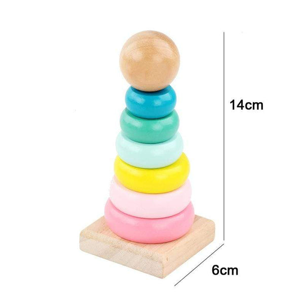 Planet Gates Macaron Montessori Wooden 3D Toys Childhood Learning Parent Child Baby Magination Intellectual Educational Toy for Kids Gift