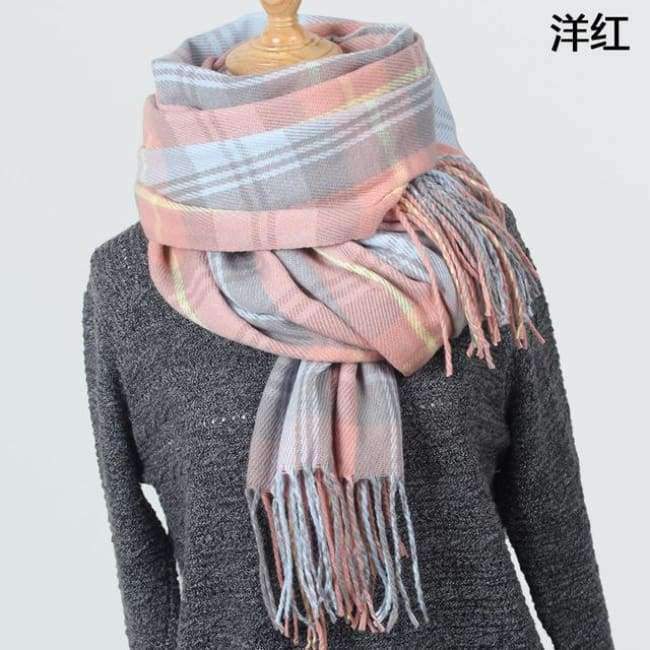 Planet Gates Scarf 2018 Pashmina Scarf Women Tassels Scarves Wraps Autumn Winter Blanket Shawls plaid scarves YR004