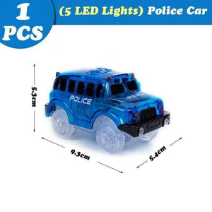 Planet Gates Magical Glowing Race Track Diecasts & Toy Vehicles Accessories Bridge Racing Track Boys Girls Toy For Children Gifts