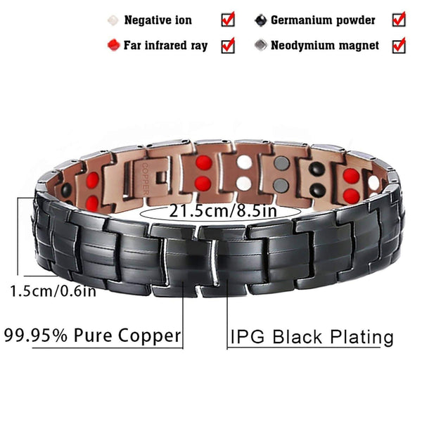 Planet Gates Magnetic Bracelet Men Magnet Health Bracelets 2019 Pain Relief for Arthritis and Carpal Tunnel