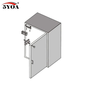 Planet Gates Magnetic Lock 12V Electronic Door Locks Electric Cabinet Electromagnetic Drawer 60kg 100lbs Mini M60 Access Control Security