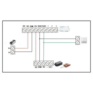Planet Gates Magnetic Lock 12V Electronic Door Locks Electric Cabinet Electromagnetic Drawer 60kg 100lbs Mini M60 Access Control Security