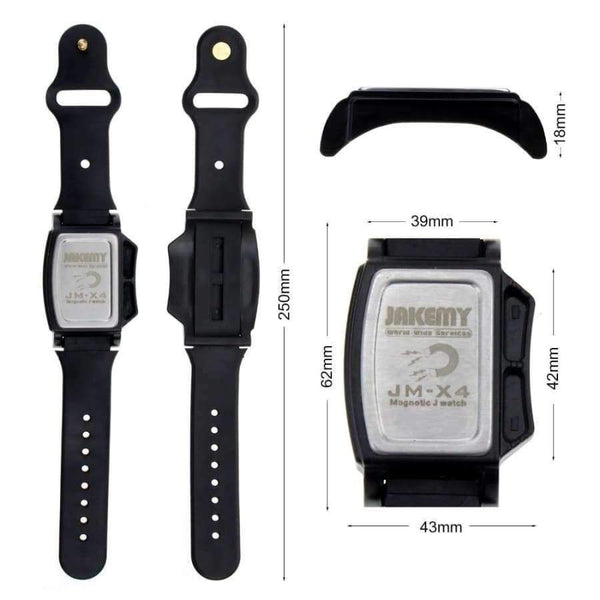 Magnetic Powerful Multitool Mobile Phone Repair Tool Wrist Band Metal Screws Nuts Nail Keeper Parts