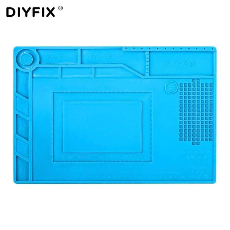 Planet Gates Magnetic Silicone Pad Hot Air Gun Station Heat Resistant Insulation Desk Mat Mobile Phone BGA Soldering Repair Tool