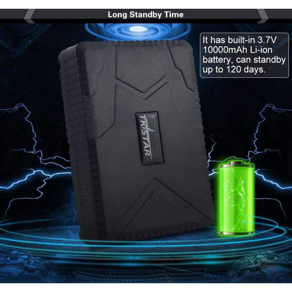 Planet Gates main unit TK915 12-24V GPS Locator Waterproof Strong Magnet Car GPS Tracker 10000mah Long Battery Car GPS tracker Free APP