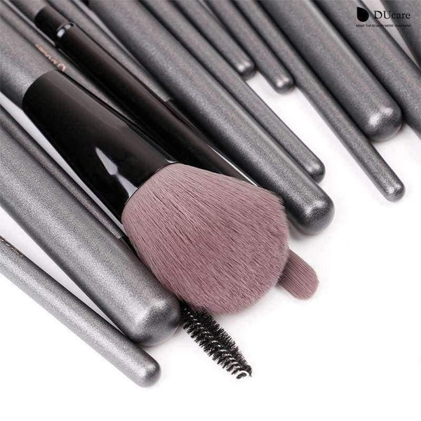 Planet Gates Makeup Brushes Sets 15PCS high quality Professional brush set with Portable Mirror cosmetic make up brushes with bag