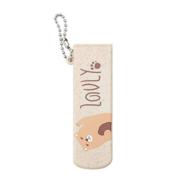 Planet Gates Makeup Comb Hair Brush Foldable Comb Anti-static Hair Combs Hairbrush Hair Care Styling Tools With Mirror